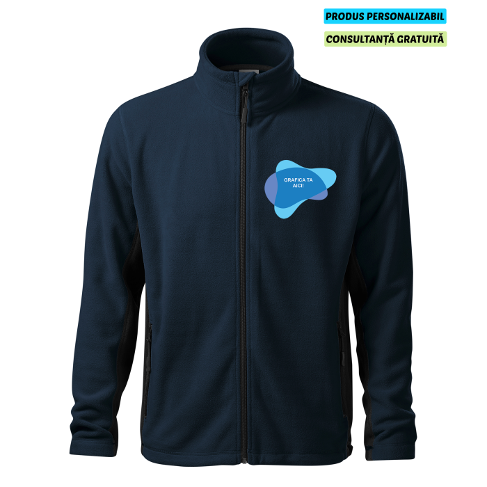 Malfini Jacheta Fleece Barbat Bleumarine Frosty Personalizata