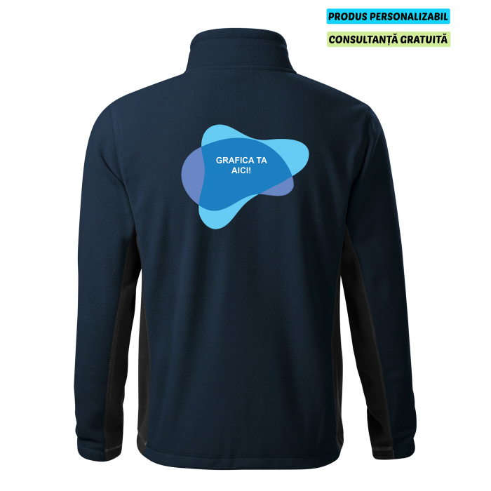 Malfini Jacheta Fleece Barbat Bleumarine Frosty Personalizata