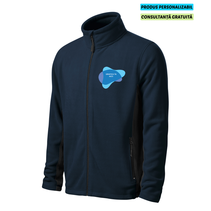 Malfini Jacheta Fleece Barbat Bleumarine Frosty Personalizata