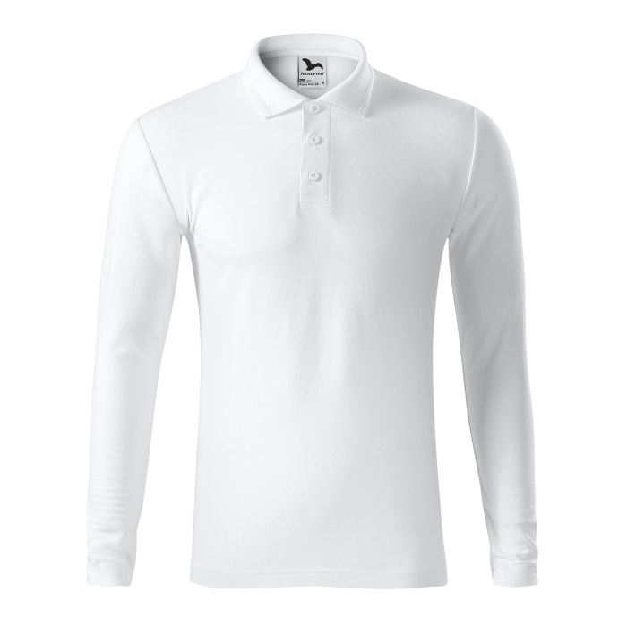 Malfini Tricou Polo Maneca lunga Barbat Alb Regular Malfini Tricou Polo Maneca lunga Barbat Alb Regular