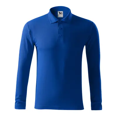 Malfini Tricou Polo Maneca lunga Barbat Albastru regal Regular