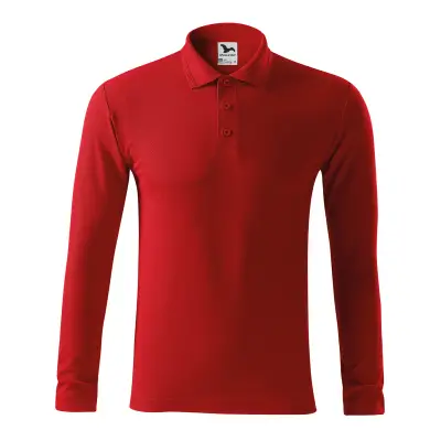 Malfini Tricou Polo Maneca lunga Barbat Rosu Regular