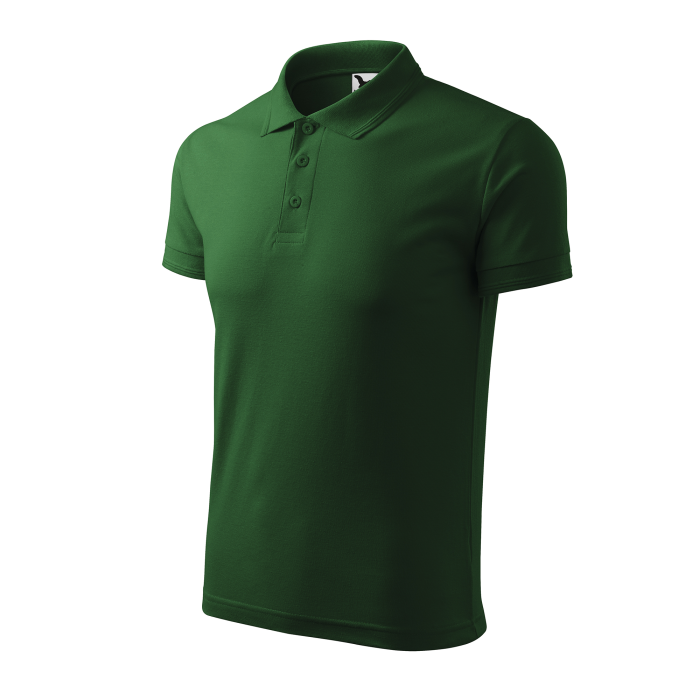 Malfini Tricou Polo Barbat Verde inchis Regular
