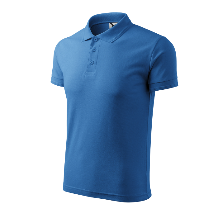 Malfini Tricou Polo Barbat Albastru azuriu Regular