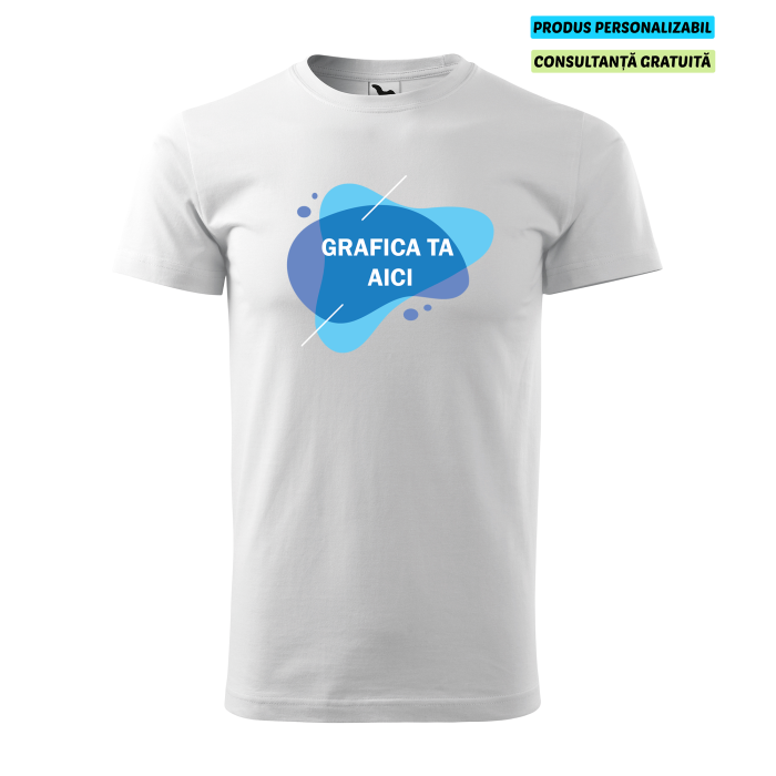 Malfini Tricou Barbat Alb Personalizat