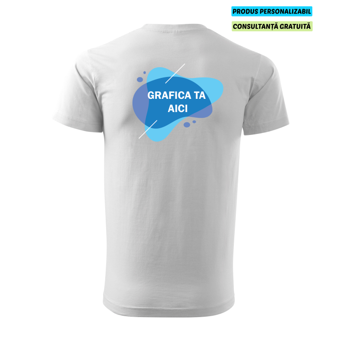 Malfini Tricou Barbat Alb Personalizat