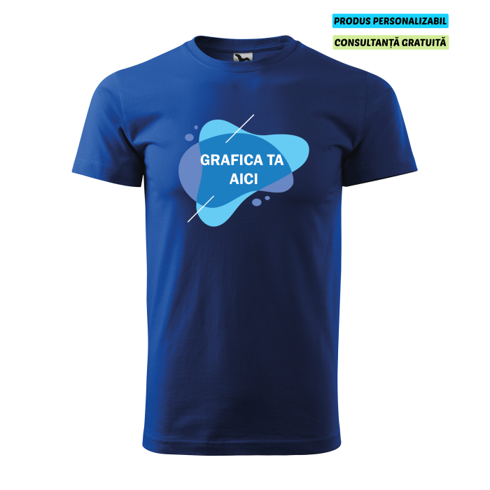 Malfini Tricou Barbat Albastru regal Personalizat