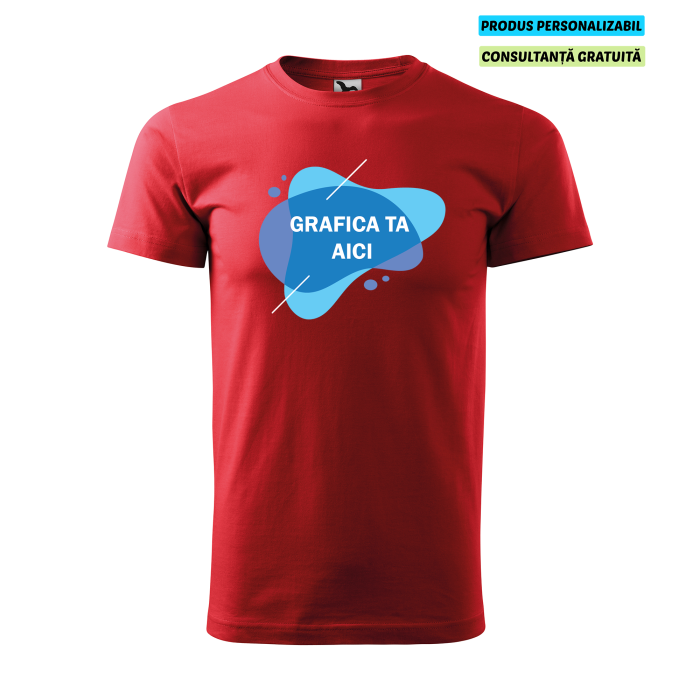 Malfini Tricou Barbat Rosu Personalizat