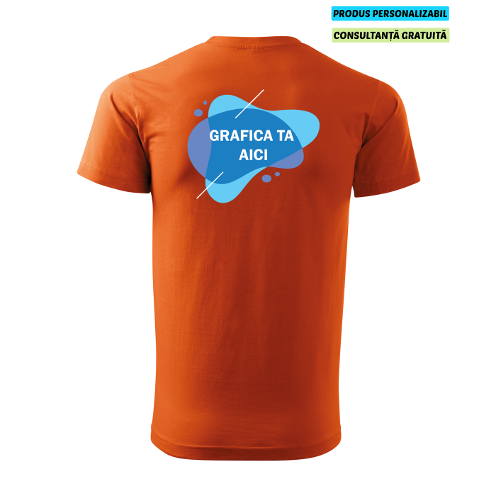 Malfini Tricou Barbat Portocaliu Personalizat
