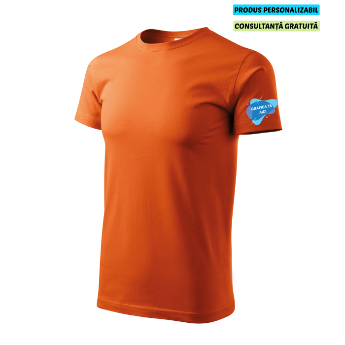 Malfini Tricou Barbat Portocaliu Personalizat