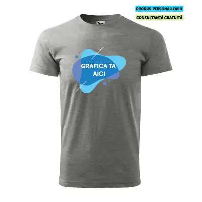 Malfini Tricou Barbat Gri inchis Personalizat