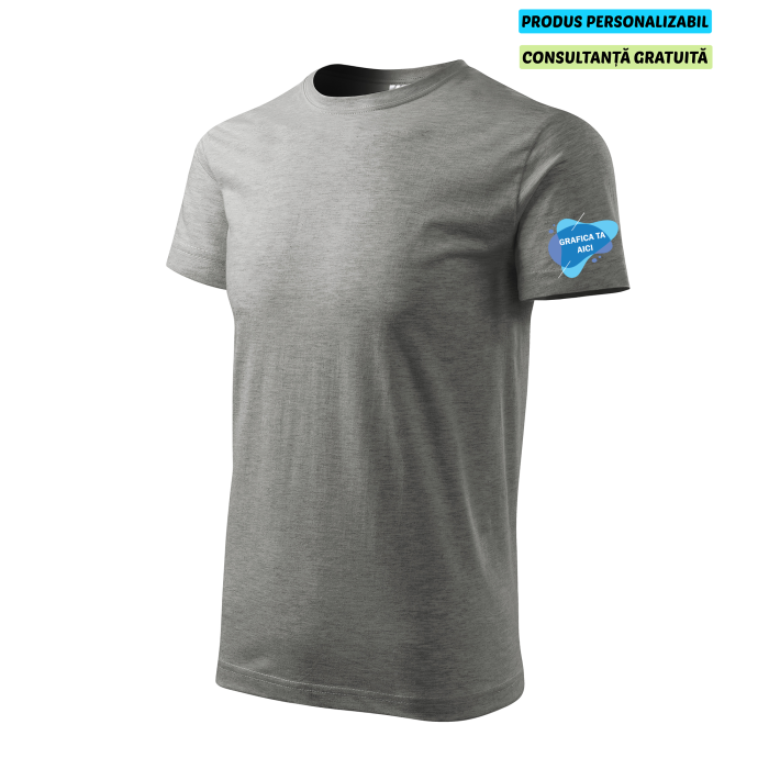 Malfini Tricou Barbat Gri inchis Personalizat