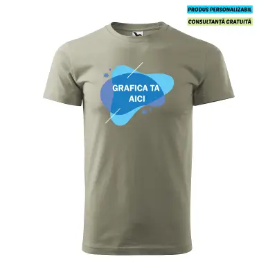 Malfini Tricou Barbat Kaki deschis Personalizat