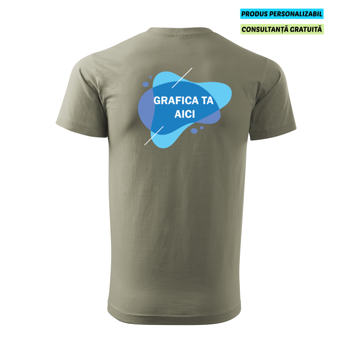 Malfini Tricou Barbat Kaki deschis Personalizat Malfini Tricou Barbat Kaki deschis Personalizat