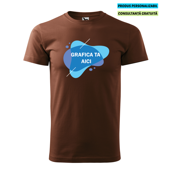 Malfini Tricou Barbat Ciocolatiu Personalizat