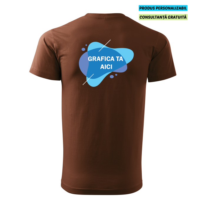 Malfini Tricou Barbat Ciocolatiu Personalizat