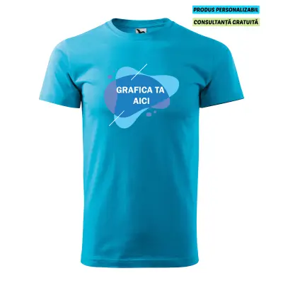Malfini Tricou Barbat Turcoaz Personalizat