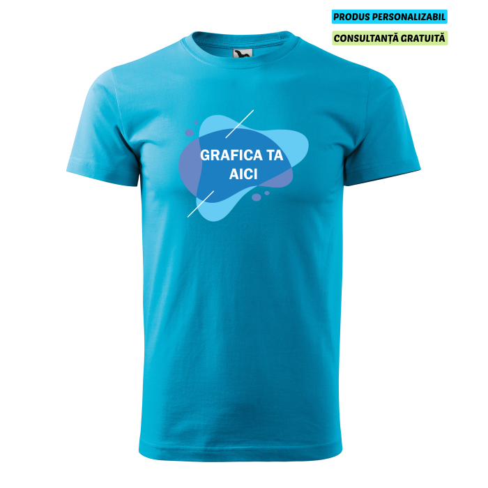 Malfini Tricou Barbat Turcoaz Personalizat