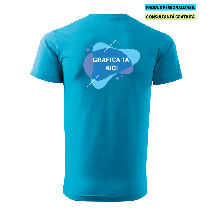 Malfini Tricou Barbat Turcoaz Personalizat