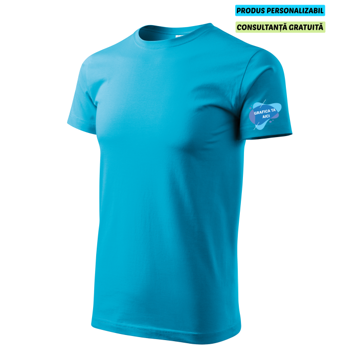 Malfini Tricou Barbat Turcoaz Personalizat