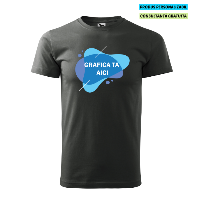 Malfini Tricou Barbat Antracit Personalizat