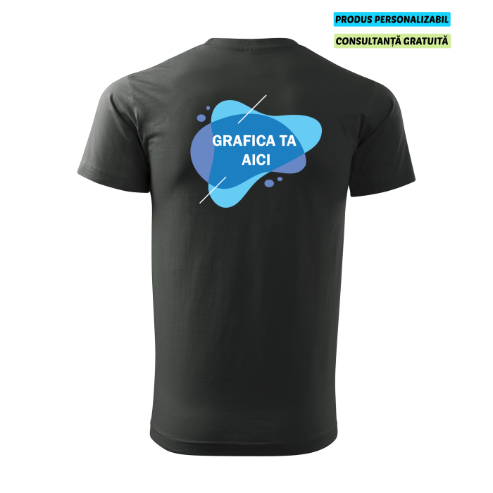 Malfini Tricou Barbat Antracit Personalizat