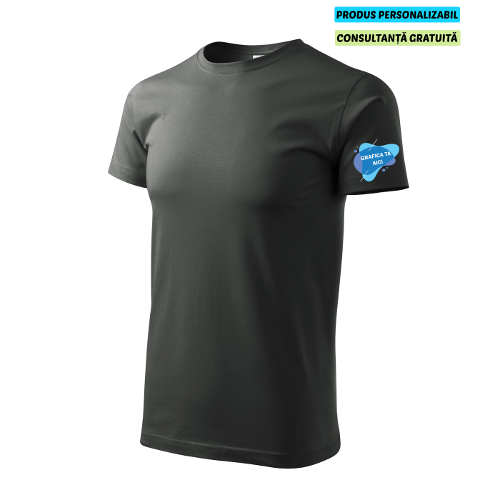 Malfini Tricou Barbat Antracit Personalizat