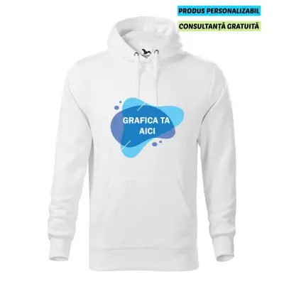 Malfini Hanorac Barbat Alb Personalizat
