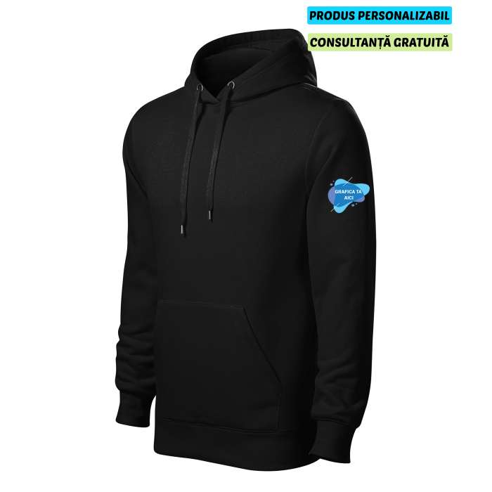 Malfini Hanorac Barbat Negru Personalizat