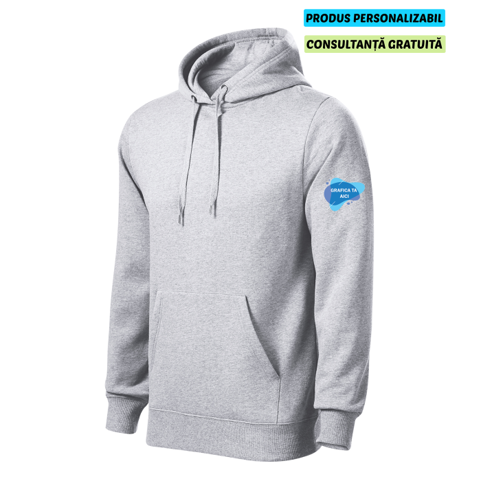 Malfini Hanorac Barbat Gri deschis Personalizat