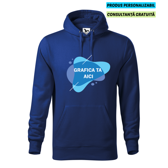 Malfini Hanorac Barbat Albastru regal Personalizat