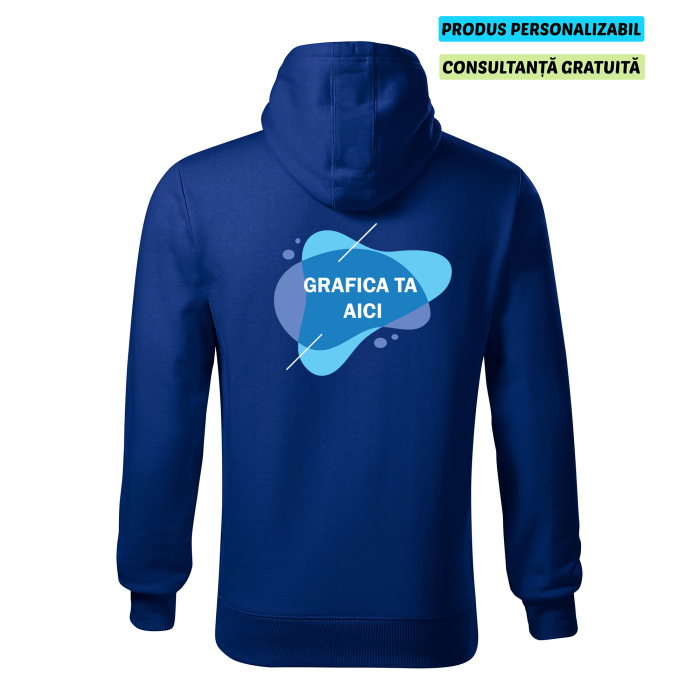 Malfini Hanorac Barbat Albastru regal Personalizat