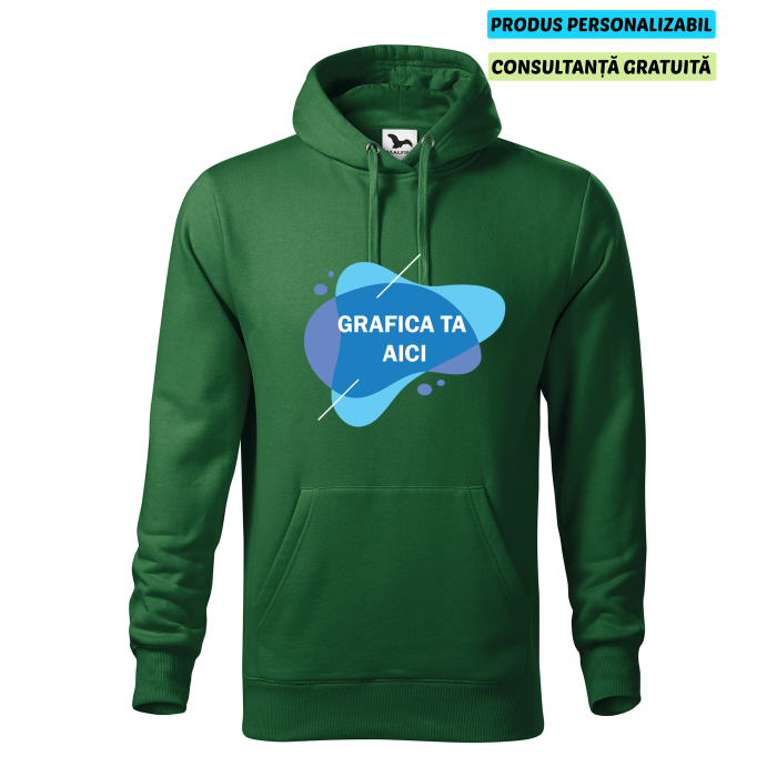 Malfini Hanorac Barbat Verde inchis Personalizat