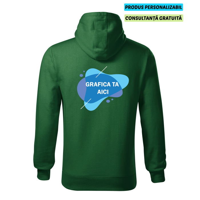 Malfini Hanorac Barbat Verde inchis Personalizat