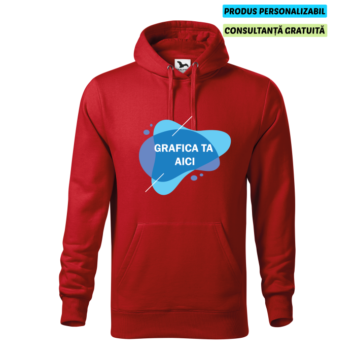 Malfini Hanorac Barbat Rosu Personalizat