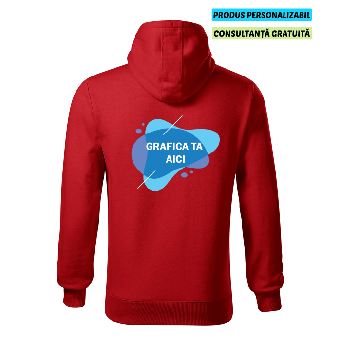 Malfini Hanorac Barbat Rosu Personalizat