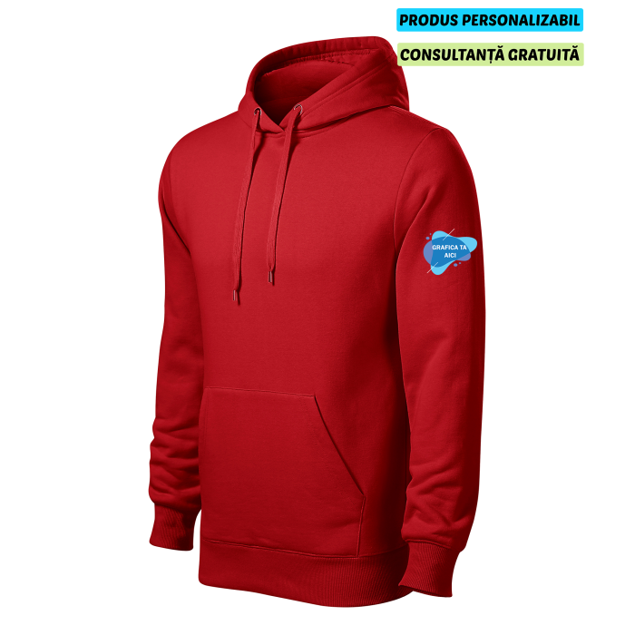 Malfini Hanorac Barbat Rosu Personalizat