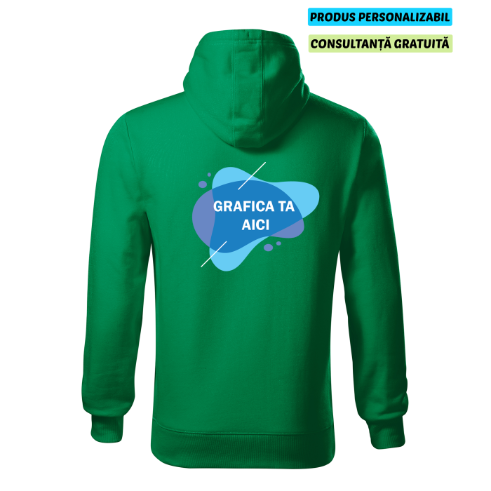 Malfini Hanorac Barbat Verde Personalizat