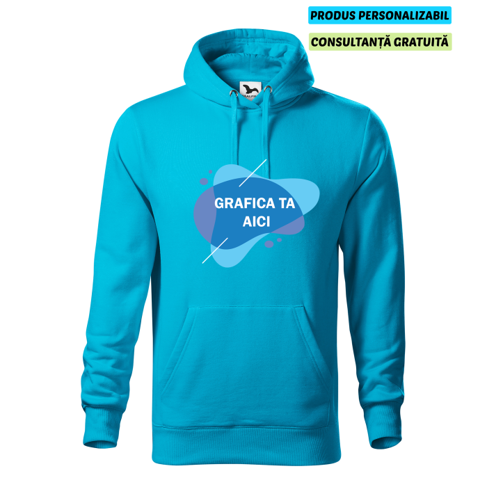 Malfini Hanorac Barbat Turcoaz Personalizat