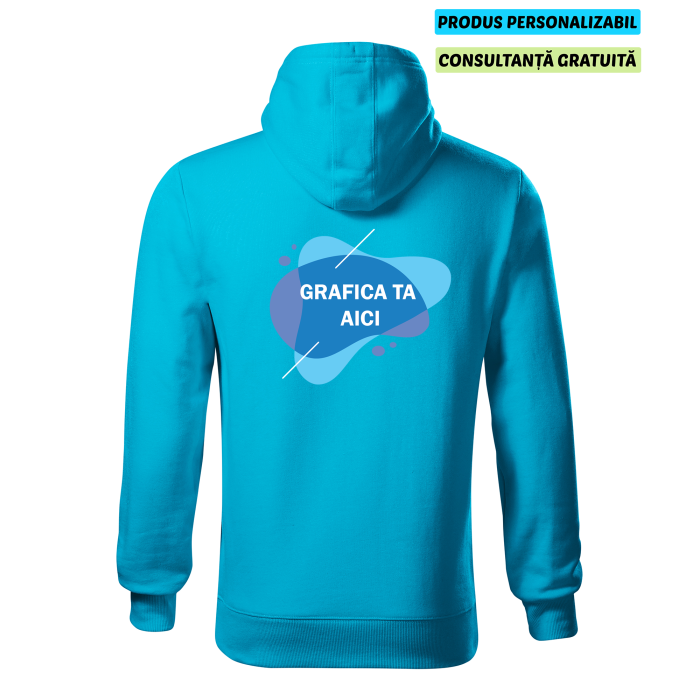 Malfini Hanorac Barbat Turcoaz Personalizat