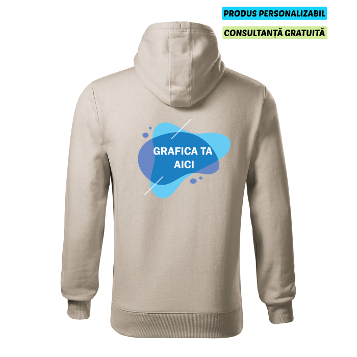 Malfini Hanorac Barbat Gri ice Personalizat