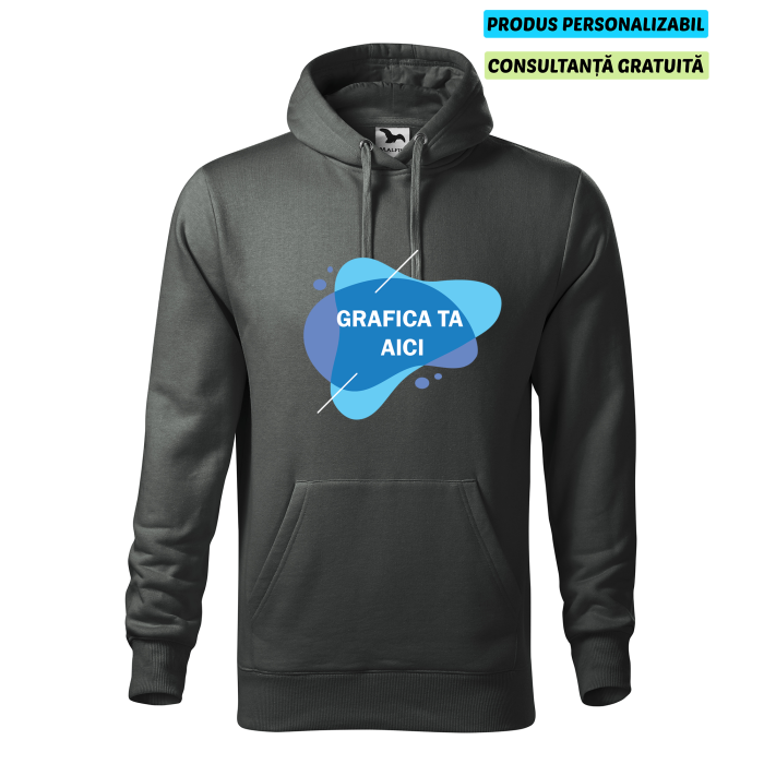 Malfini Hanorac Barbat Antracit Personalizat