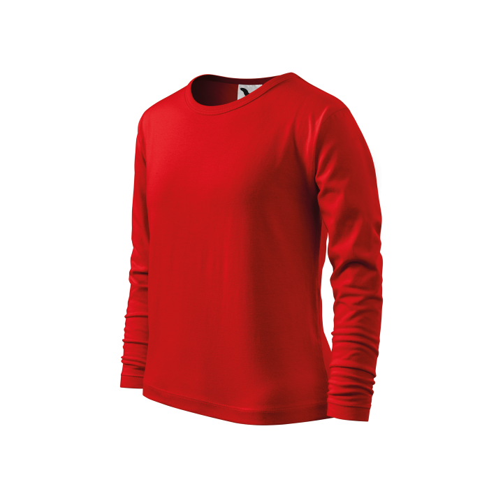 Malfini Tricou maneca lunga Copii Rosu FIT-T LS