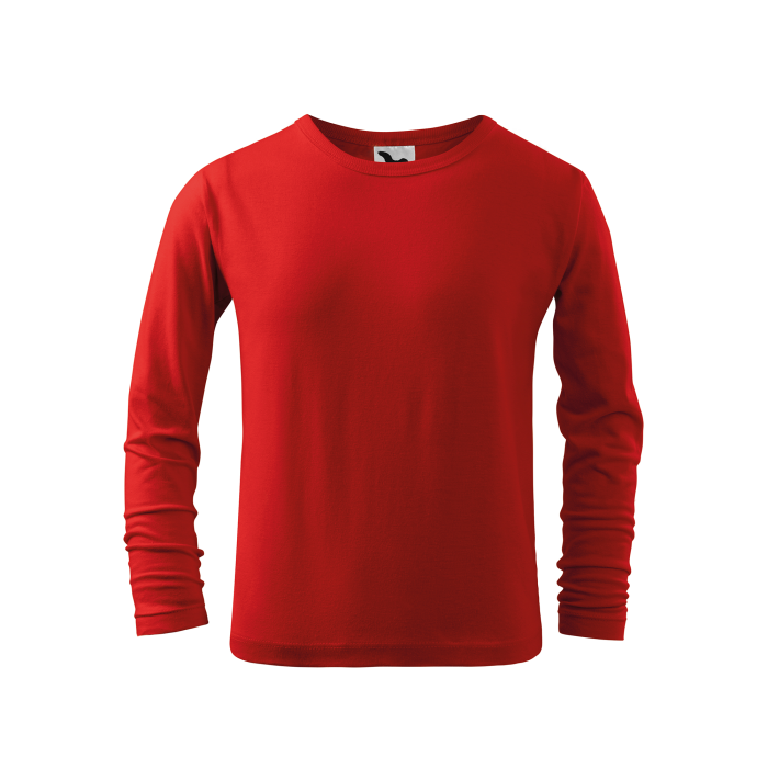 Malfini Tricou maneca lunga Copii Rosu FIT-T LS