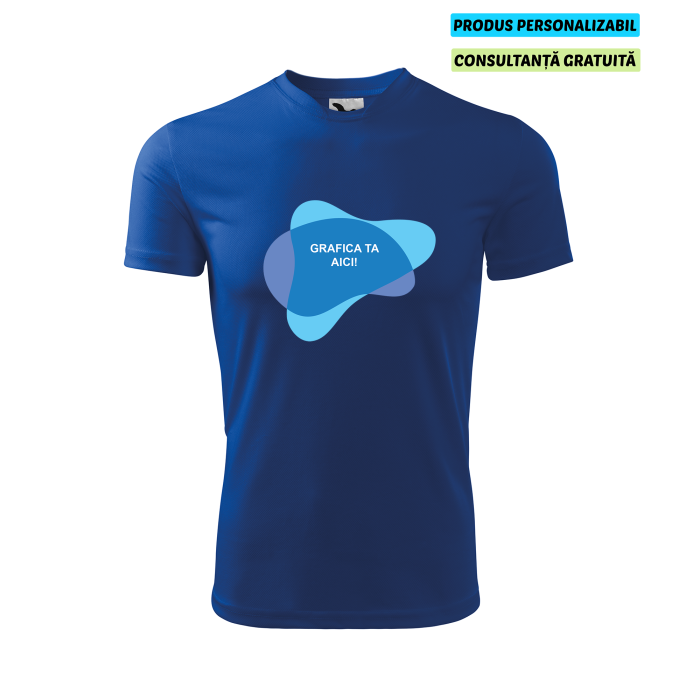 Malfini Tricou Copii Albastru regal Fantasy Personalizat