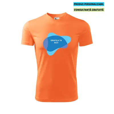Malfini Tricou Copii Mandarina neon Fantasy Personalizat