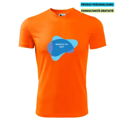 Malfini Tricou Copii Portocaliu neon Fantasy Personalizat