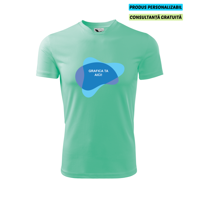 Malfini Tricou Copii Verde menta Fantasy Personalizat