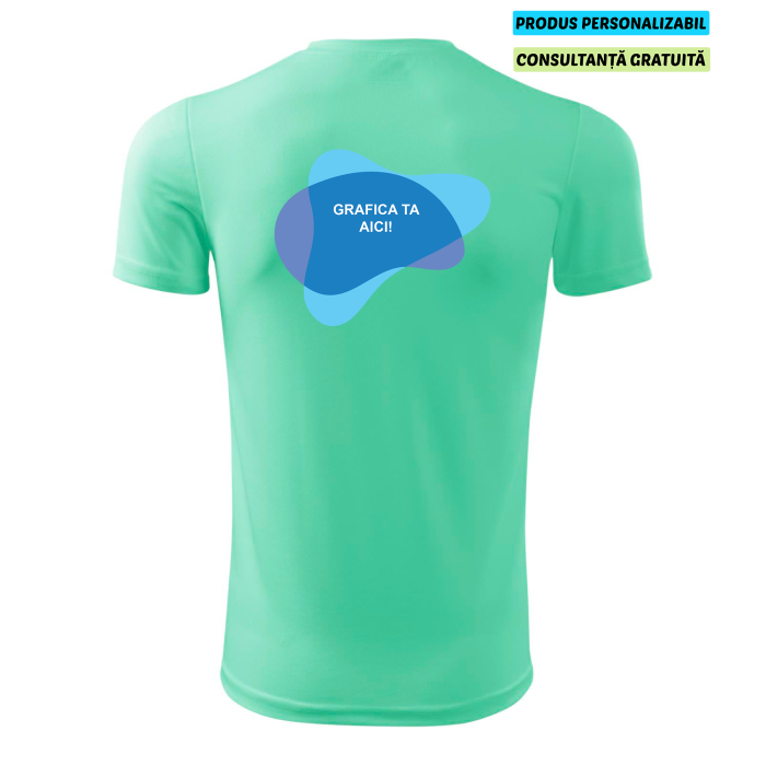 Malfini Tricou Copii Verde menta Fantasy Personalizat