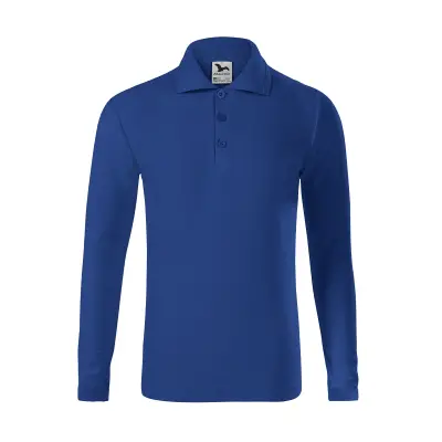 Malfini Tricou Polo maneca lunga Copii Albastru regal